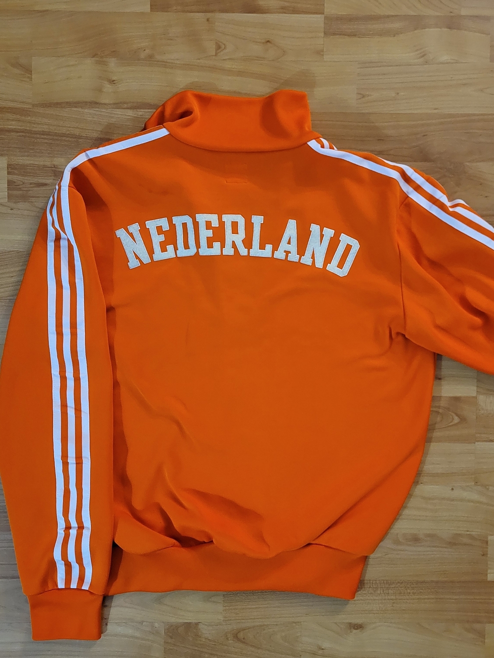Adidas Y2K Orange Soccer FIFA Nederlands 2005 Zip-up Track Jacket, Men's Medium